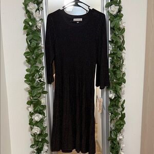 Nanette Lepore Black Long Sleeve Dress NWT